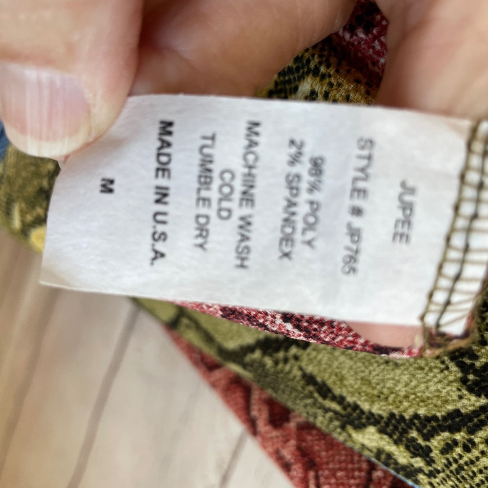 LUPEE COLORFUL SNAKESKIN‎ PRINT KIMONO/DUSTER - Picture 8 of 8
